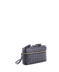 Pre-Owned Bottega Veneta Bang Bang Vanity Case Intrecciato Leather