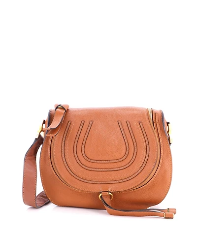 Pre-Owned Chloe Medium Marcie Zip Crossbody Bag Leather