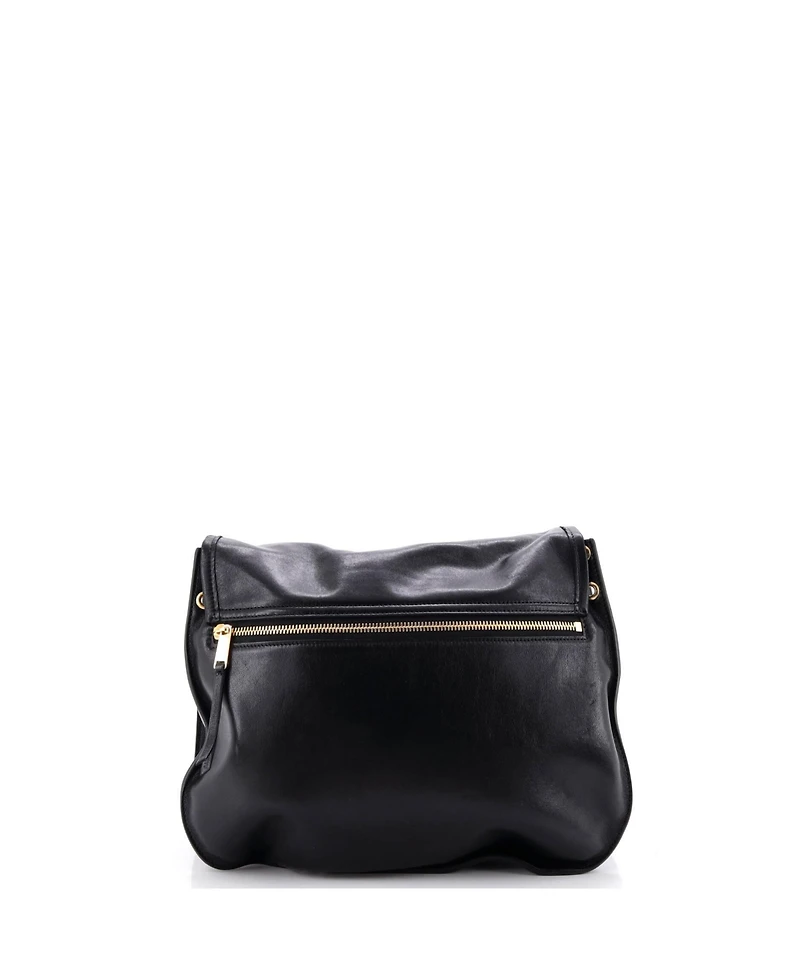 Pre-Owned Celine Large Soft Triomphe Besace Bag Leather