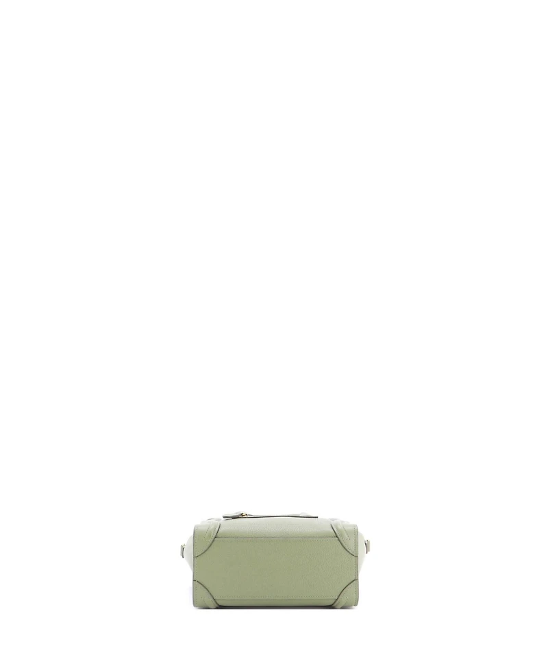 Pre-Owned Celine Nano Luggage Bag Grainy Leather