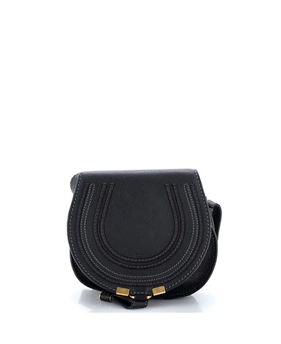 Pre-Owned Chloe Mini Marcie Crossbody Bag Leather