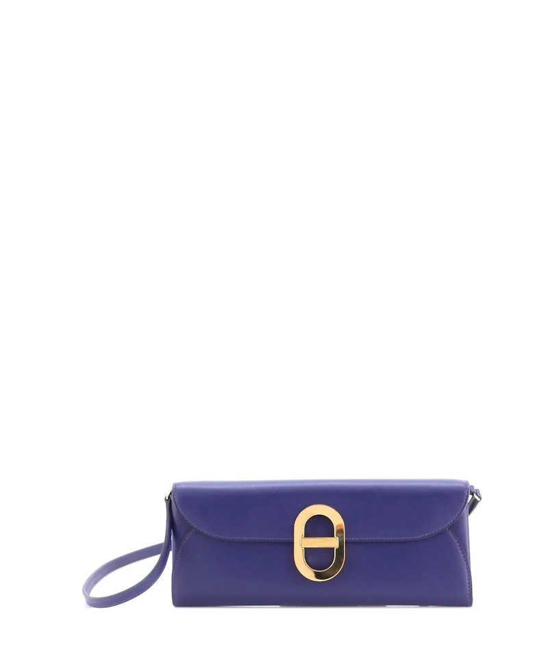 Pre-Owned HERMES Chaine d'Ancre To Go Wallet Tadelakt