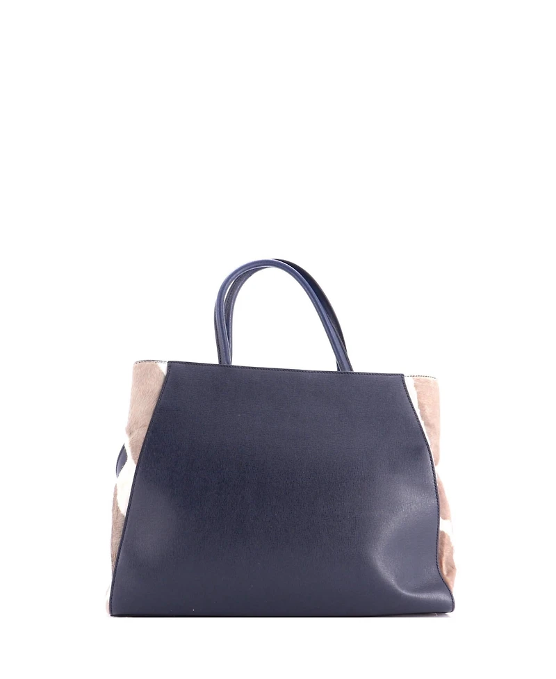 Pre-Owned Fendi Medium 2Jours Bag Pony Hair and Leather