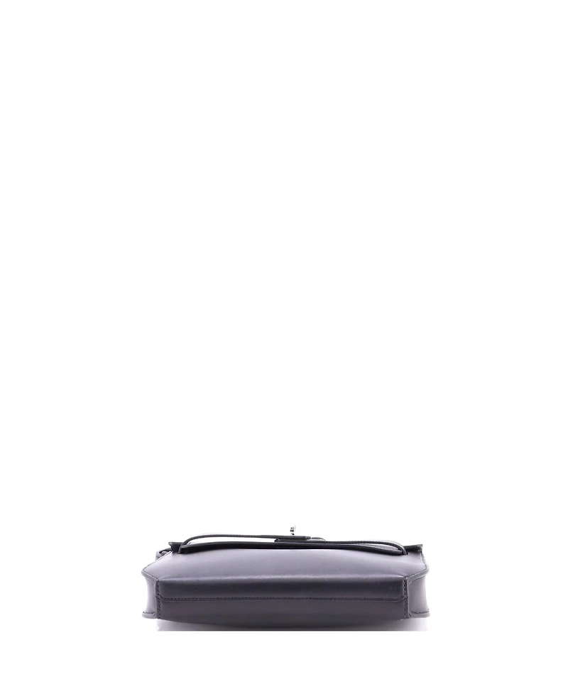 Pre-Owned HERMES 25 Kelly Depeches Pouch Evergrain