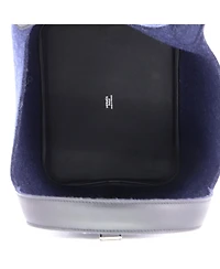 Pre-Owned HERMES Mm Picotin Lock Bag Felt with Leather