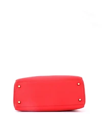 Pre-Owned HERMES Kelly 28 Handbag Red Clemence with Gold Hardware