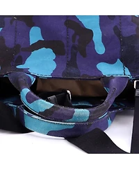Pre-Owned Prada Medium Canapa Convertible Tote Printed Canvas
