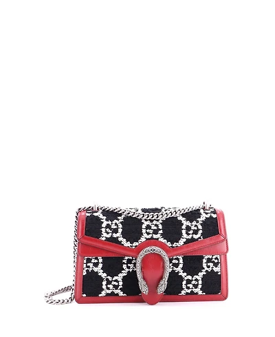 Pre-Owned Gucci Small Dionysus Bag Gg Tweed