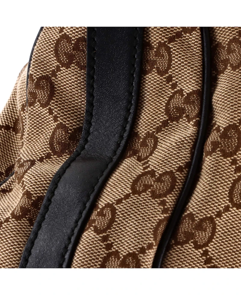 Pre-Owned Gucci Large Twins Hobo Gg Canvas