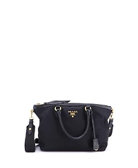 Pre-Owned Prada Small Convertible Zip Tote Tessuto