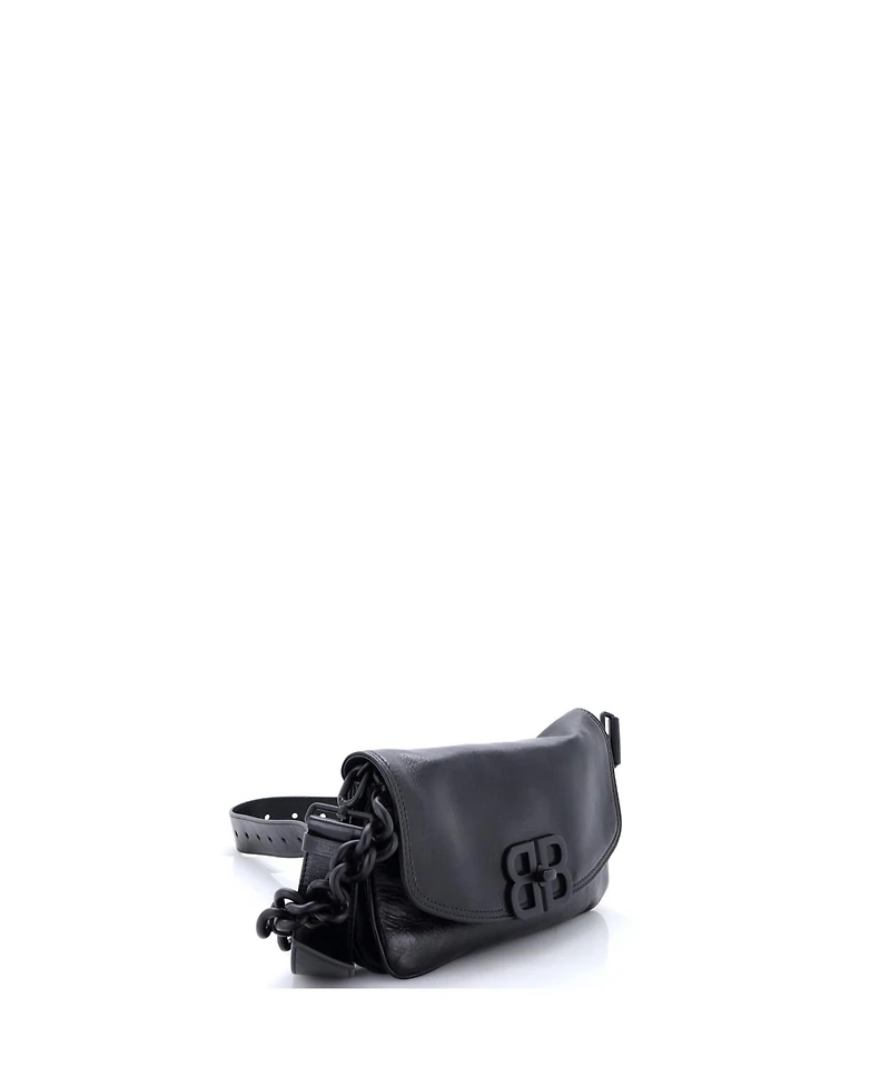 Pre-Owned Balenciaga Small Bb Soft Flap Bag Leather