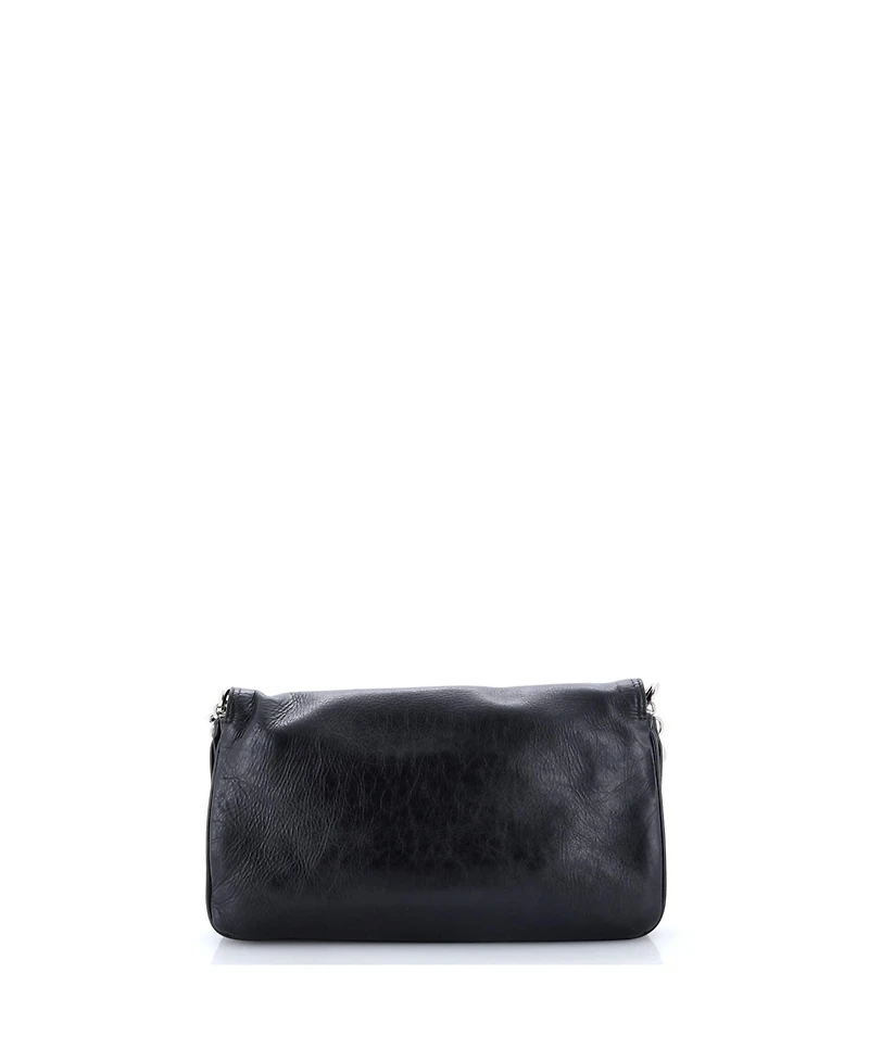 Pre-Owned Balenciaga Medium Bb Soft Flap Bag Leather