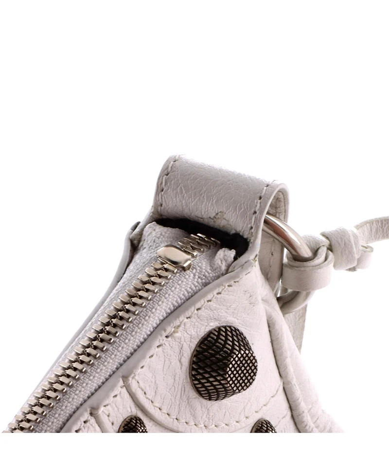 Pre-Owned Balenciaga Small Le Cagole Giant Studs Shoulder Bag Leather