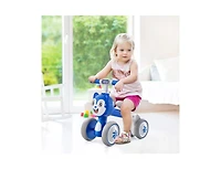 Slickblue Lightweight Baby Balance Bike with 4 Wheels No Pedal Design
