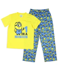 Minions Toddler Boys Pajamas One A Minion Sleep Shirt and Pant 2-Piece Set