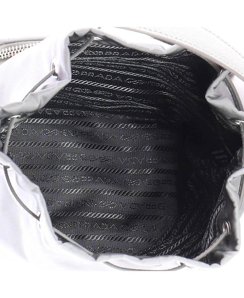 Pre-Owned Prada Small Drawstring Bucket Bag Re-Nylon