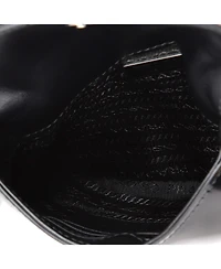 Pre-Owned Prada Mini Cleo Flap Shoulder Bag Spazzolato Leather