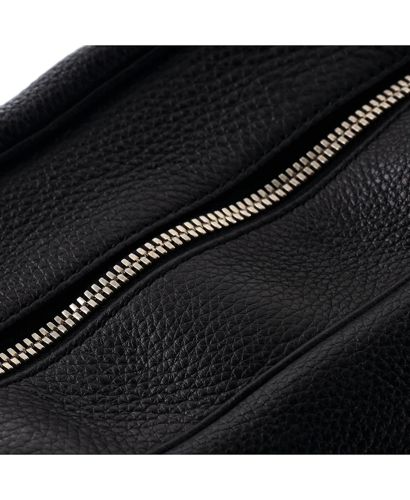 Pre-Owned Gucci Medium Soho Chain Zip Shoulder Bag Leather