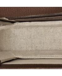 Pre-Owned Gucci Mini Bamboo 1947 Top Handle Bag Jumbo Gg Canvas