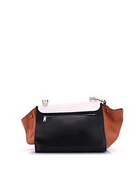 Pre-Owned Celine Medium Tricolor Trapeze Bag Leather