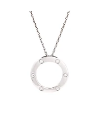 Pre-Owned Cartier 6 Diamonds Love Pendant Necklace