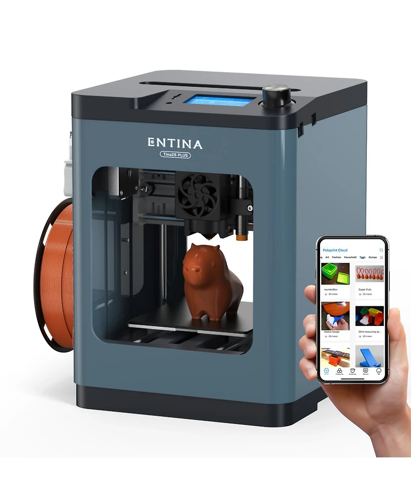Ltmate Smart 3D Printers,Fully Assembled, for Kids and Beginners with WiFi High Precision 3D Printing, Auto Leveling