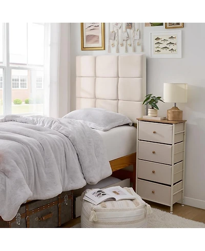 DormCo Tavira Allure Right Side Outlet Headboard - Cloud Plush