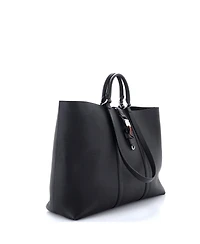 Pre-Owned Gucci Xl Web Buckle Top Handle Tote Leather