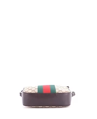 Pre-Owned Gucci Bee Web Camera Bag Gg Canvas