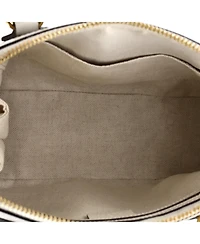 Pre-Owned Gucci Small Horsebit 1955 Top Handle Bag Gg Coated Canvas with Leather