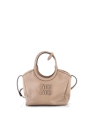 Pre-Owned Miu Miu Small Ivy Tote Bag Leather