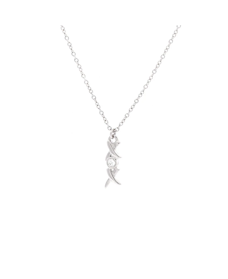 Pre-Owned Tiffany & Co Paloma Picasso Graffiti Love and Kisses Xox Pendant Necklace