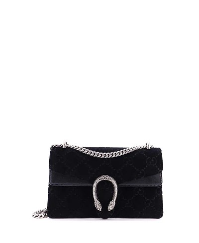Pre-Owned Gucci Small Dionysus Bag Gg Velvet