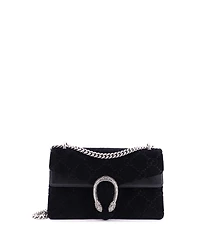 Pre-Owned Gucci Small Dionysus Bag Gg Velvet