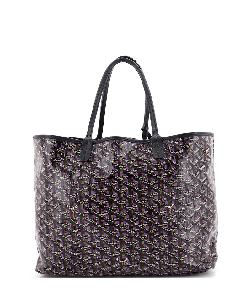 Pre-Owned Goyard Pm Saint Louis Tote Claire Voie Coated Canvas