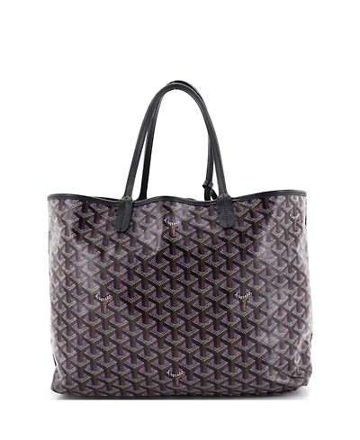 Pre-Owned Goyard Pm Saint Louis Tote Claire Voie Coated Canvas