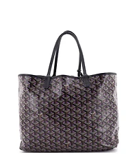 Pre-Owned Goyard Pm Saint Louis Tote Claire Voie Coated Canvas