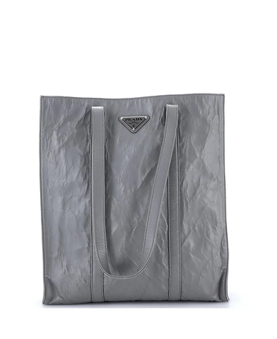 Pre-Owned Prada Small Shopper Tote Nappa Antique