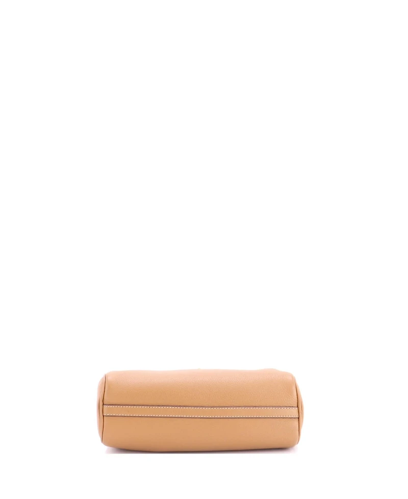 Pre-Owned Prada Zip Buckle Pouch Shoulder Bag Leather