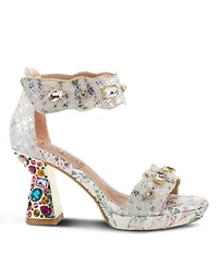 L'Artiste Women's Spring Step Jewell Closed Back Sandal with Buckle