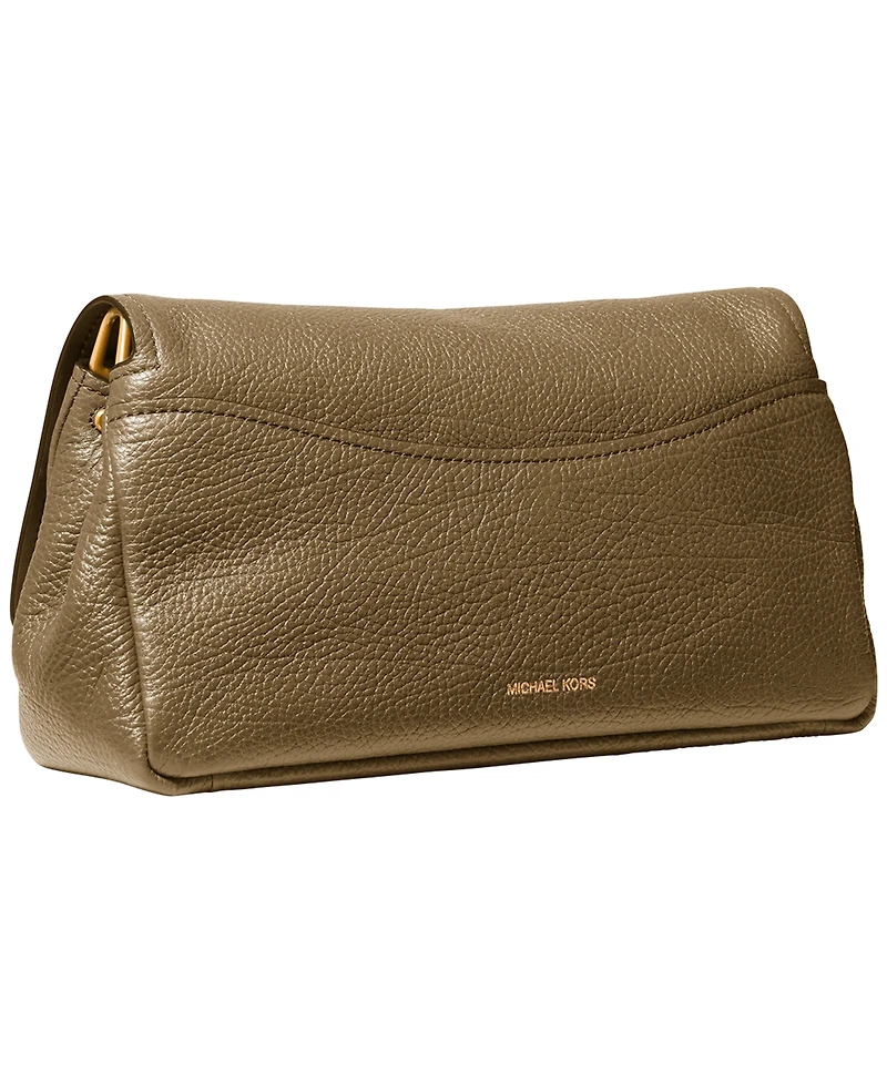 Michael Kors Bryant Convertible Chain Leather Medium Shoulder Handbag