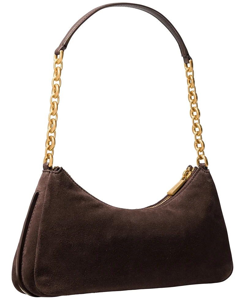 Michael Kors Nolita Chain Pouchette Leather Small Shoulder Handbag