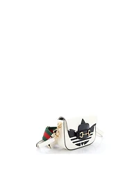 Pre-Owned Gucci Mini x Adidas Horsebit 1955 Shoulder Bag Leather