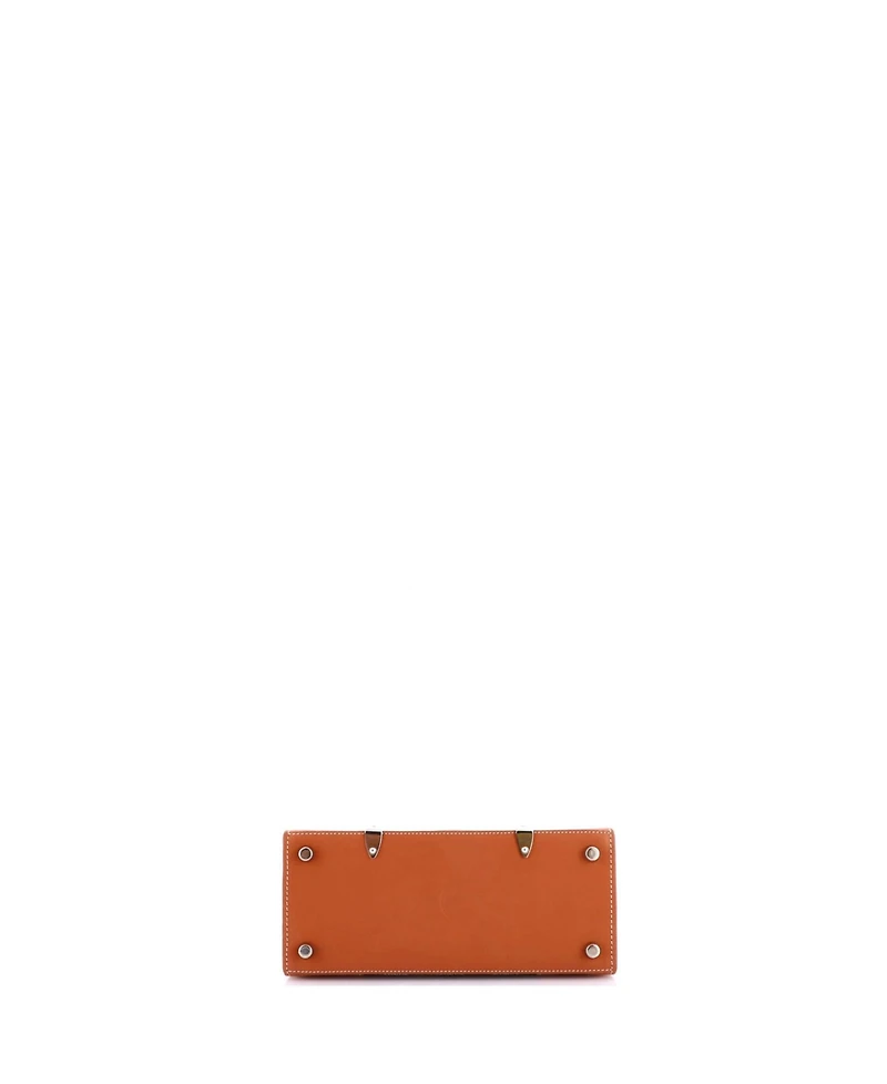 Pre-Owned Goyard Mini Structured Saigon Top Handle Bag Coated Canvas with Leather