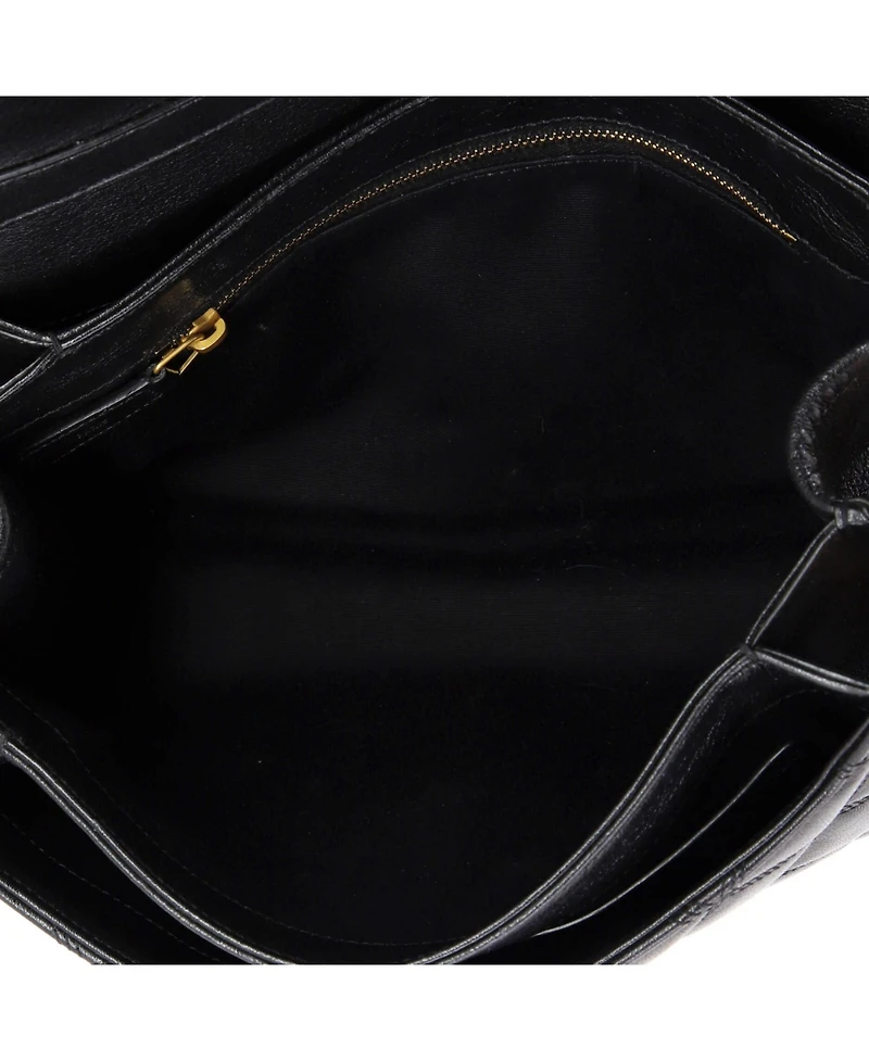 Pre-Owned Saint Laurent Small Becky Shoulder Bag Quilted Leather
