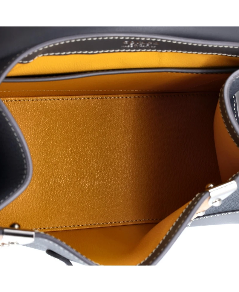 Pre-Owned Goyard Pm Saigon Top Handle Bag Leather