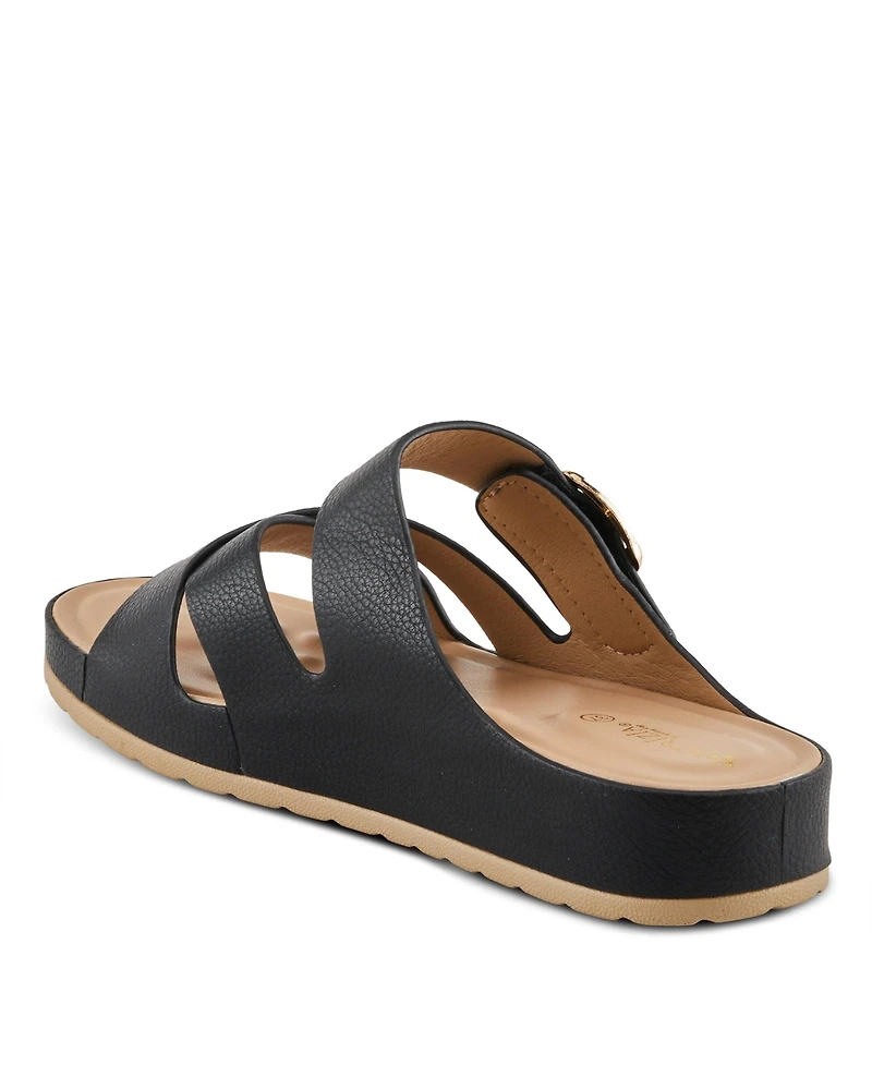 Patrizia Women's Eliza Slide Sandal with Cushioned Memory Insole