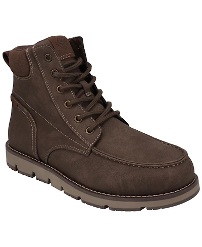 Dockers Men's Davis Rugged Casual Tumbled Moc-Toe Boots