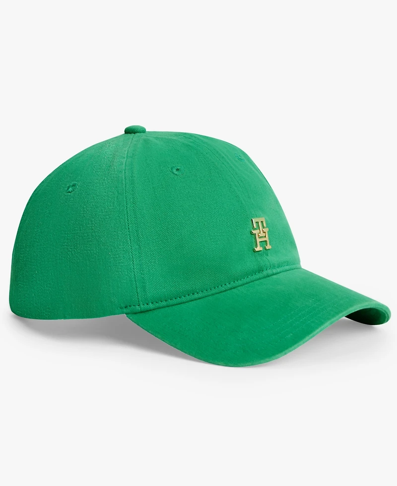 Tommy Hilfiger Women's Cotton Embroidered Script Logo Adjustable Baseball Cap