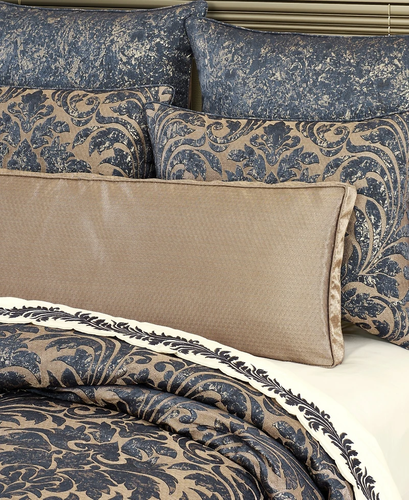 J Queen New York Glimmerstone Bolster Decorative Pillow, 14" x 52"